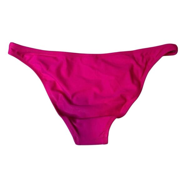 NWT J.Crew Hot Pink High-Leg Bikini Bottom Heritage 1989 Swim M - Picture 2 of 5